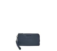 Women’s Leather Double Compartment Purse Mandarina Duck Bleu 10x18,5x2,5 cm