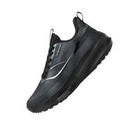 Women’S Lightweight Chunky-Soled Trainers Breathable Simple Black