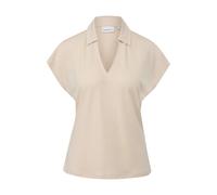 Women’s Linen Blend Polo T-Shirt COMMA Beige 34