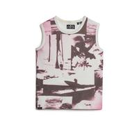 Superdry Photographic Logo Slim Sleeveless T-shirt Beige,Black M Woman