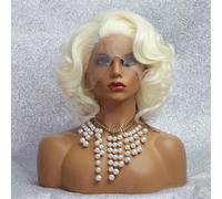 Women’S Long Body Wave Synthetic Lace Front Wig Drag Queen Heat Resistant 13X4 Frontal Hair For Themed