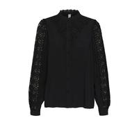 Women’s long-sleeve lace blouse CULTURE Benton Noir M