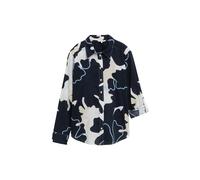 Women’s Long Sleeve Shirt with Printed Patterns Tom Tailor Bleu 40
