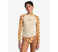 Women’s Long Sleeve Surf T-Shirt Billabong Tropic Blanc XS