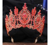Women’S Luxury Big Rhinestone Tiara With Combs A Princess Diadem Crown Hair Jewelry Accessory For Brides And Pageant Contestants