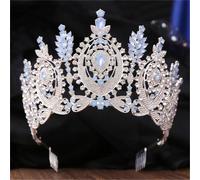 Women’S Luxury Big Rhinestone Tiara With Combs A Princess Diadem Crown Hair Jewelry Accessory For Brides And Pageant Contestants