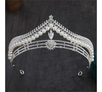 Women’S Luxury Bridal Tiara With Opal And Crystal Rhinestones A Queenly Diadem Headdress For Pageants Or Formal Wear