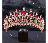 Women’S Luxury Bridal Tiara With Opal And Crystal Rhinestones A Queenly Diadem Headdress For Pageants Or Formal Wear