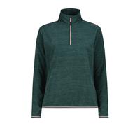 Women’s Melange Jersey 1/2 Zip Fleece CMP Vert L
