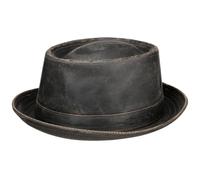 Stetson Women s/Men s Odenton Pork Pie hat Cotton Pork Pie hat - Water-Repellent Fedora with Sun Protection - Men s Summer/Winter hat - Musician s hat Brown XL (60-61 cm)