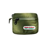 Women’s Mini Coin Purse, Canvas Compact Wallet, Minimalist Durable Card Case with Zipper Closure (Army Green,L12.5 x W2 x H10.5 cm L4.9×W0.8×H4.1 in)