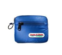 Women’s Mini Coin Purse, Canvas Compact Wallet, Minimalist Durable Card Case with Zipper Closure (Blue,L12.5 x W2 x H10.5 cm L4.9×W0.8×H4.1 in)