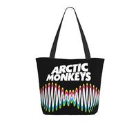 Women’s Monkeys Rock Band Arctic Tote Bag Reusable Travel & Grocery Shoulder Bag Essential for Daily Commute & Work