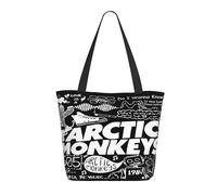 Women’s Monkeys Rock Band Arctic Tote Bag Reusable Travel & Grocery Shoulder Bag Essential for Daily Commute & Work