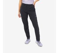 Women’s Mountain Walking Modular Trousers - MH500 Black