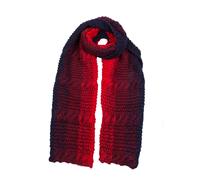 Women’s Multi-Colour Ombre Cable Knit Scarf