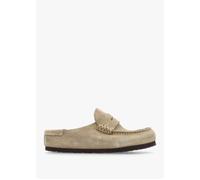 Women’s Naples Wrapped Taupe Suede Clogs - Taupe Suede / 41