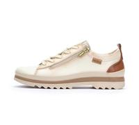 Women’s NATA White Leather Trainers Zipper Lace Up Sneakers - NATA 4