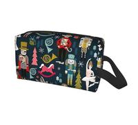 Women_s Nutcracker Ballet Xmas Dance Print Travel Storage Bag for Men Women,Large Capacity Organizer Portable Toiletry Bag