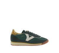 Women’s nylon and split leather sneakers Victoria Saturno Vert 39