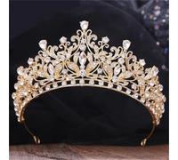 Women’S Opal Diadem Tiara With Rhinestone Crystals A Princess Headdress Crown For Pageants And Elegant Hair Styling