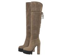 Women’S Over The Knee Boots | Platform Stiletto Side Zipper Structured Shaft | Club Evening Show