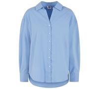 Women’s oversized long-sleeve shirt Urban Classics Bleu S