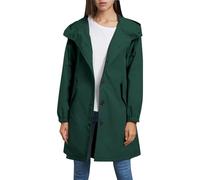 Women’S Padded Waterproof Windbreaker,Lightweight Waterproof Jacket Active Outdoor Trench Zipper Hiking Walking Cycling Quick Dry Rain Coats For Women Long Sleeve Ladies Raincoats With Hood Green