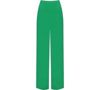 Women’s Palazzo Trousers - Wide Leg Flared Lounge Pants, Elasticated Waist, Plus Size 8-26, Stretchy Casual Bottoms (as8, Numeric, Numeric_16, Numeric_18, Regular, Regular, Jade Green 16-18)