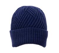 Women’s Patchwork Cable Knit Beanie Hat