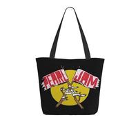 Women’s Pearl Rock Band Jam Tote Bag Reusable Travel & Grocery Shoulder Bag Essential for Daily Commute & Work