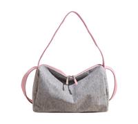 Women’s Pillow Shape Handbag Large Capacity Embroidered Shoulder Bag Crossb