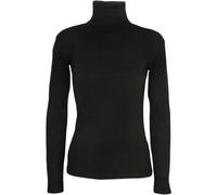 Women’s Plain Stretch Top Roll High Neck Jersey Top Ladies Long Sleeve Turtle Polo Neck Jumper Christmas wear Winter Warm Wear Polo Neckline Fancy Party Xmas Top Plus Size 8-26