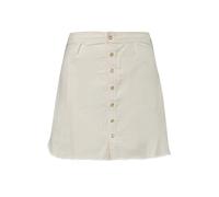 Women’s Pleated Chevron Button Mini Skirt QS Blanc 38