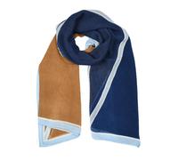 Women’s Pleated Lightweight Scarf with Diagonal Cross Print and Border