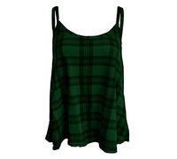 Women’s Plus Size Plain Sleeveless Cami Swing Vest Top Ladies Flared Strappy Cami Vest Top Casual Wear Fancy Party Wear Camisole Shirt Top UK Size 8-28