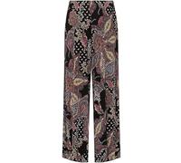 Womens Plus Size Wide Leg Summer Pants Multi Print Palazzo Ladies Loungewear Comfy Baggy Trousers Casual Wear Elasticated Waist Trousers Beach Wear Pants (Paisley UK 24-26)