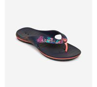 Women’s Poolside Flip-flops Tonga 500 Tra Navy Coral