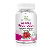Women’s Probiotics | 40 Billion CFU Fortified Enhanced with D-Mannose, Cranberry, Vitamin C, Selenium, Zinc | Bio Cultures for Women's Intimate Flora & Gut Health | 60 Vegan Capsules