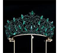 Women’S Queen Tiara Crown In Or Red Crystal A Vintage Princess Blue Rhinestone Crown For Party And Dress Hair Accessories
