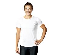 Women’s Quick Dry Running T-Shirt - Classic Fit Gym Top in 7 Colours - Lightweight Moisture Wicking Tee for Walking, Yoga & Everyday (UK Sizes 8-20) (UK, Numeric, 16, Regular, Regular, White)