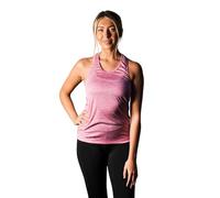 Women’s Racerback Running Vest (UK 8-20) | 100% Lightweight Polyester Gym Tank Top | Moisture-Wicking Quick-Dry Workout Singlet | Breathable Sleeveless Training Top for Fitness Pink
