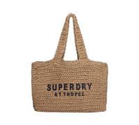 Women’s raffia tote bag Superdry City Marron TU