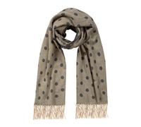Women’s Reversible Polka Dot Scarf with Tassels - Dove Grey / ONE