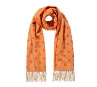 Women’s Reversible Polka Dot Scarf with Tassels - Marmalade / ONE