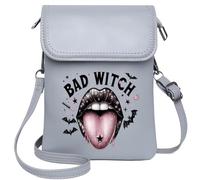 Women’s RFID Clutch Purse Customized Phone Bags Cemetery Witch Skeleton Bat Haunted Halloween Pumpkin Ghost for Everyday Use or Gift Idea Birthday Customized Gift