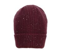 Women’s Ribbed Knit Beanie Hat with Marl Yarn