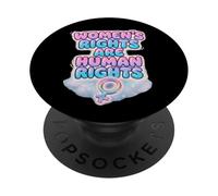 Women’s Rights Are Human Right Statement Design PopSockets Adhesive PopGrip