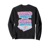 Women’s Rights Are Human Right Statement Design Sweatshirt