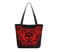 Women’s Roach Music Rock Band Papa Tote Bag Reusable Travel & Grocery Shoulder Bag Essential for Daily Commute & Work